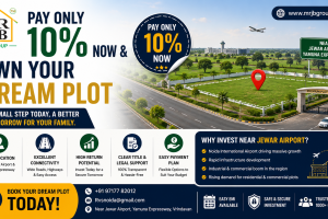 जमीन का सपना अब 10% में — MRJB Group के साथ